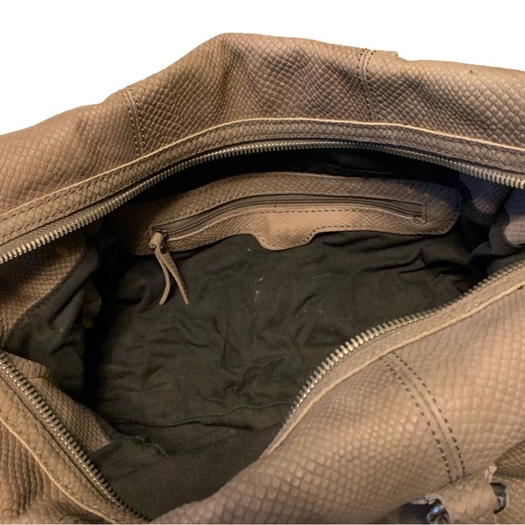 Vintage Lucky Brand Leather Crossbody Satchel Bag - Picture 5 of 7